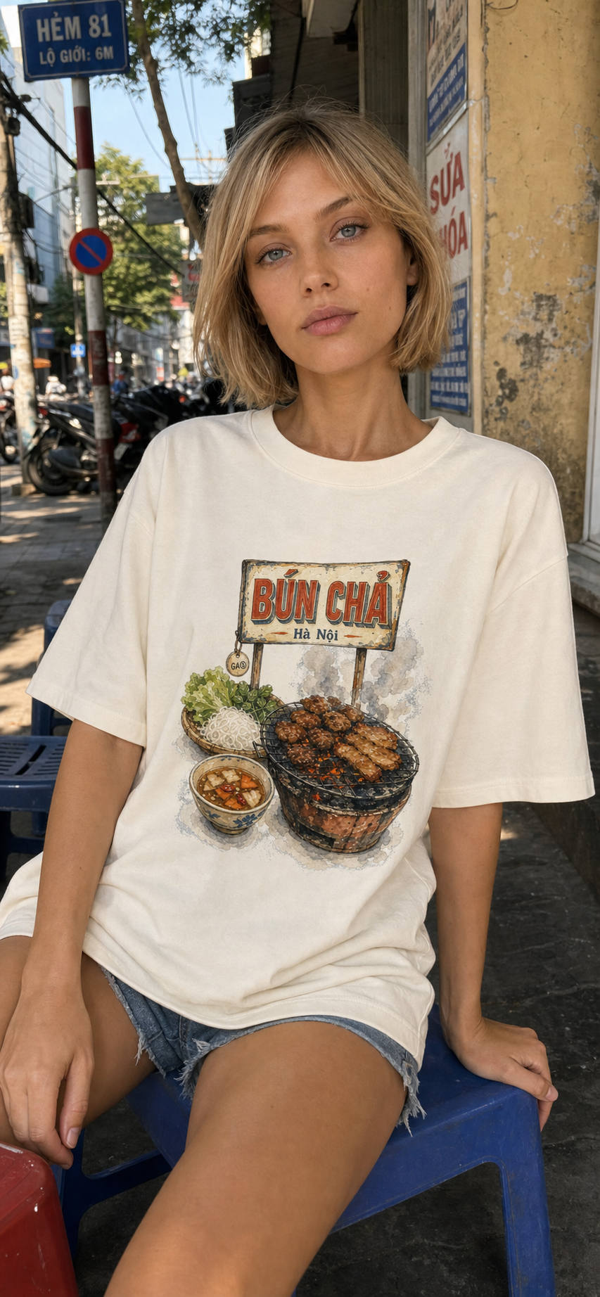 Bún Chả Grill Tee